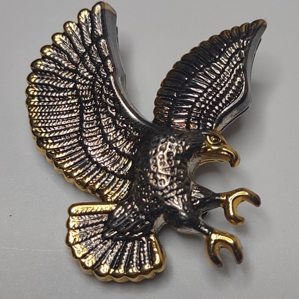 Vintage Best Brand Metal Eagle Brooch Or Pendant